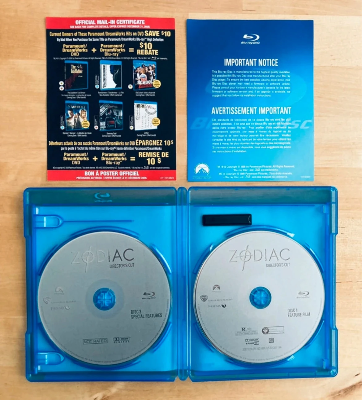 Blu-ray Zodiac van David Fincher collector's editie director's cut. – photo 2